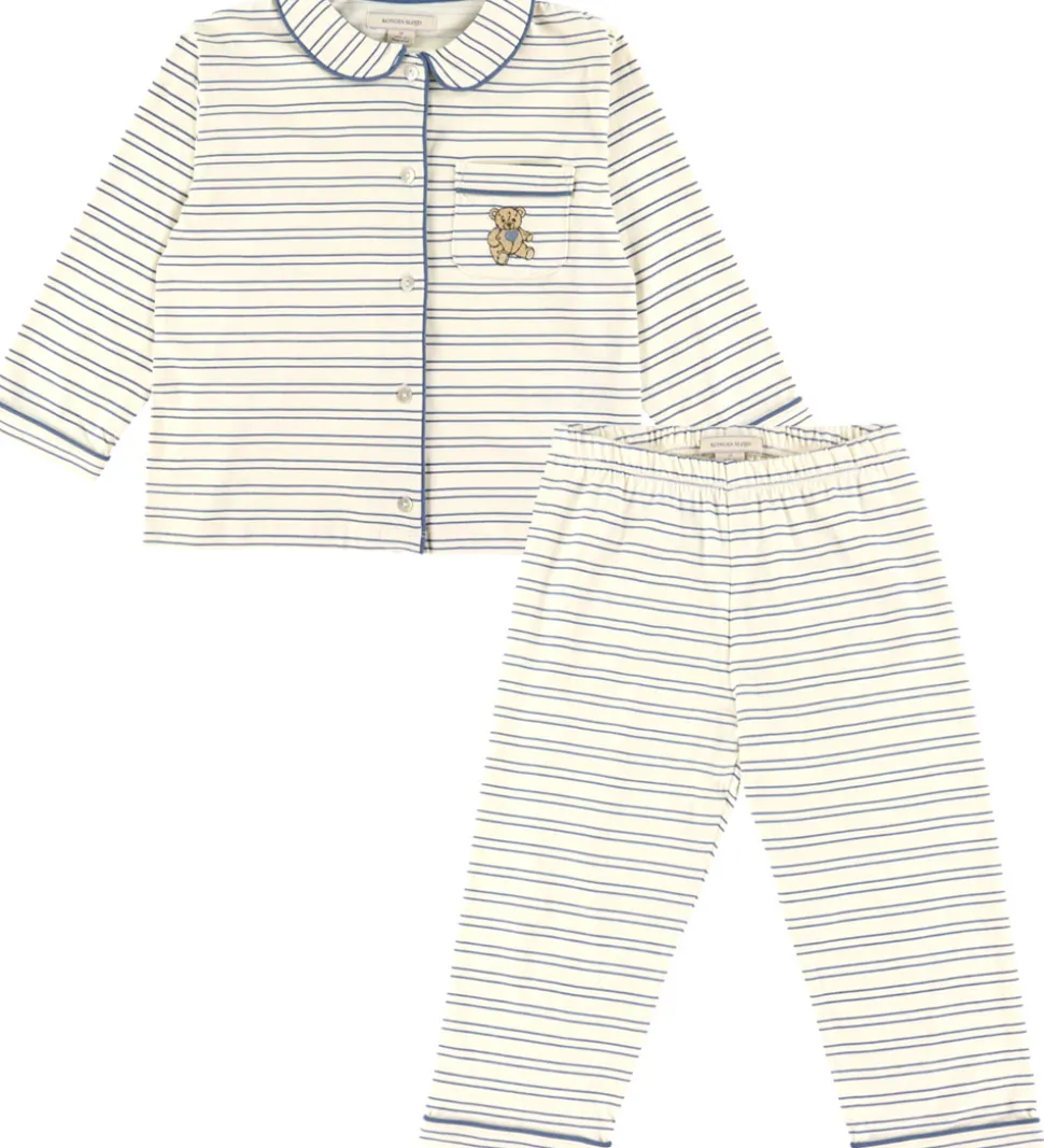 Konges Sløjd Nattøj - Pio - Indigo Butter Stripe