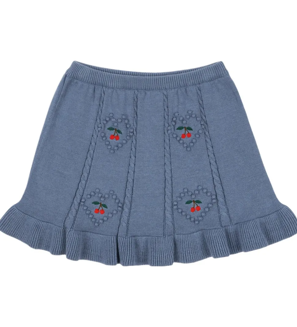 Konges Sløjd Nederdel - Strik - Soleil - Country Blue