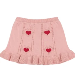 Konges Sløjd Nederdel - Strik - Soleil - Silver Pink