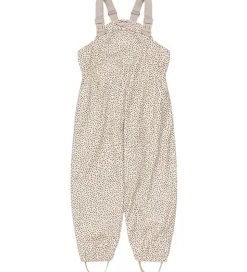 Konges Sløjd Regntøj m. Seler/Fleece - PU - Rainy Palme - Milk T