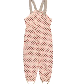 Konges Sløjd Regntøj m. Seler/Fleece - PU - Rainy Palme - Coeur