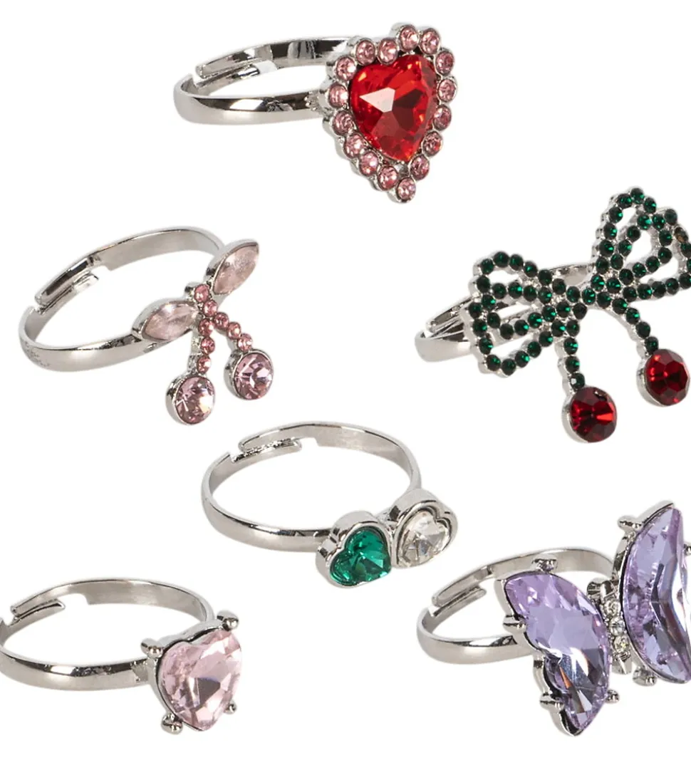 Konges Sløjd Ringe - Dreamy - 14-pak - Multifarvet