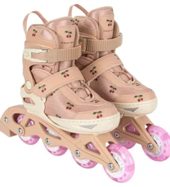Konges Sløjd Rulleskøjter m. Lys - Cherry Blush
