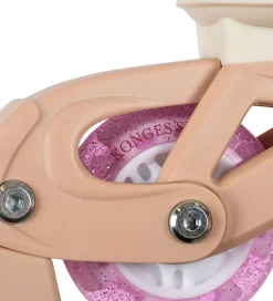 Konges Sløjd Rulleskøjter m. Lys - Cherry Blush