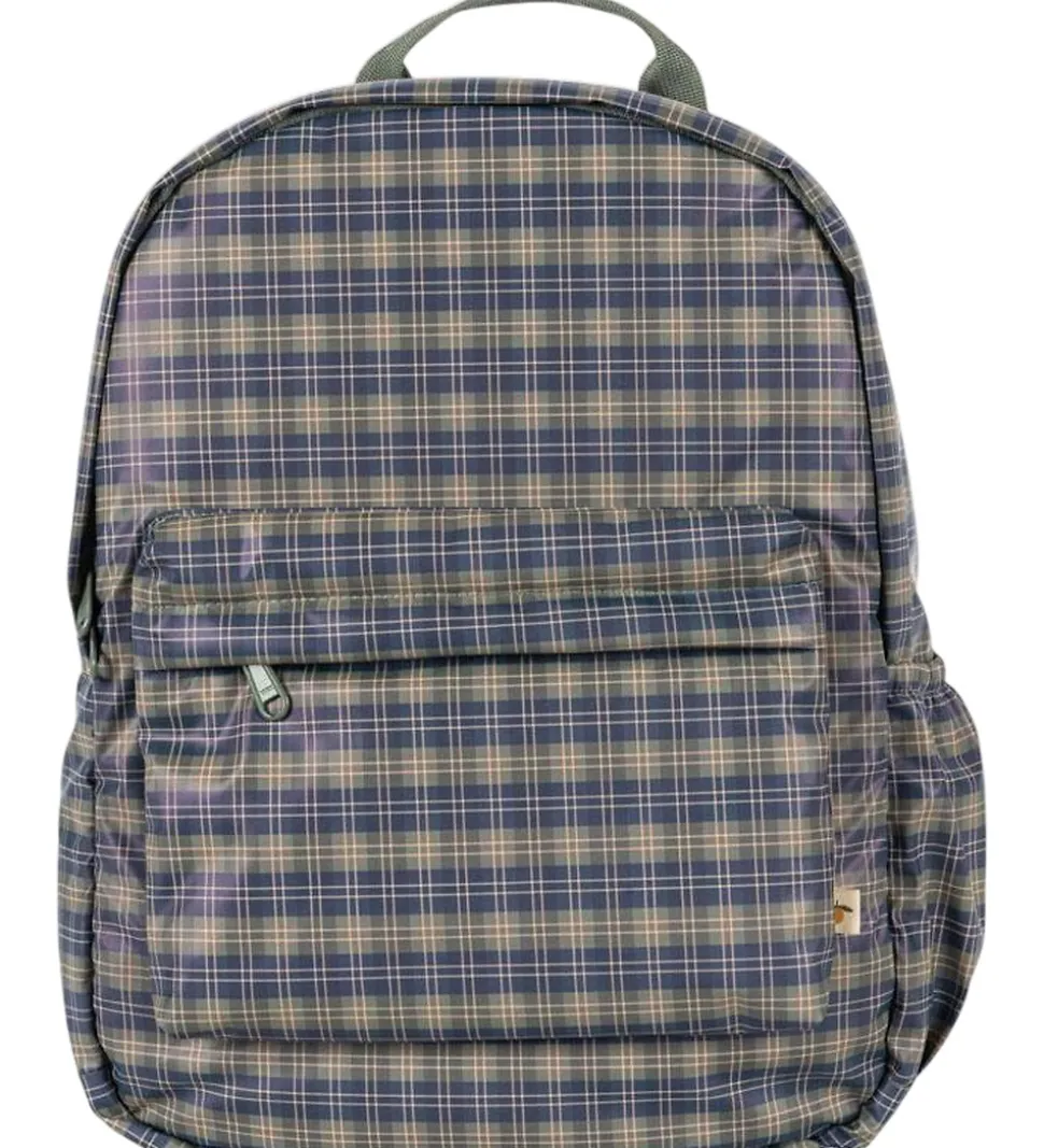 Konges Sløjd Rygsæk - PU - Rainy - Midi - Laurel Blue Check