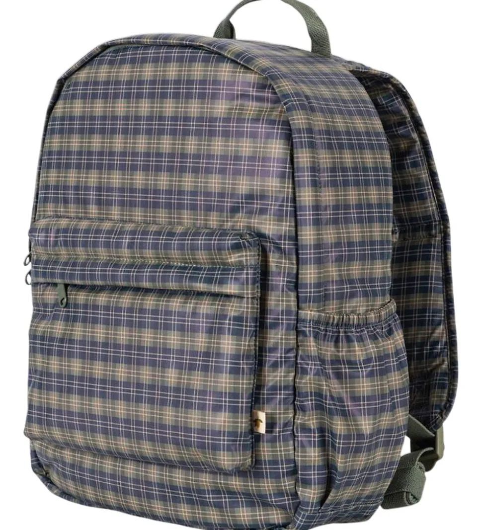 Konges Sløjd Rygsæk - PU - Rainy - Midi - Laurel Blue Check