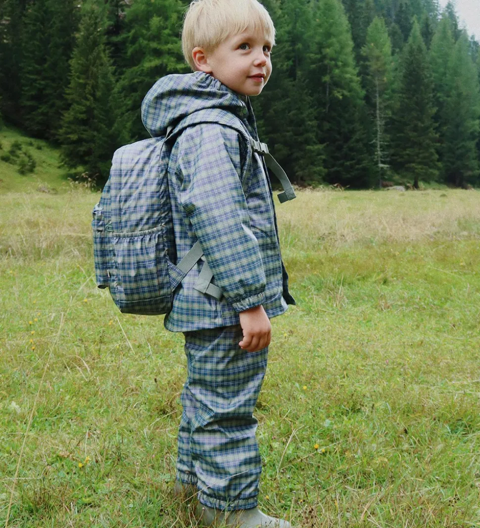 Konges Sløjd Rygsæk - PU - Rainy - Midi - Laurel Blue Check