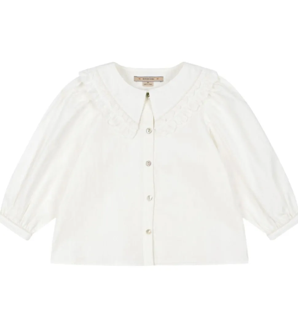 Konges Sløjd Skjorte - Coeur Collar - Optic White