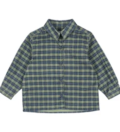 Konges Sløjd Skjorte - Fløjl - Cara - Laurel Blue Check