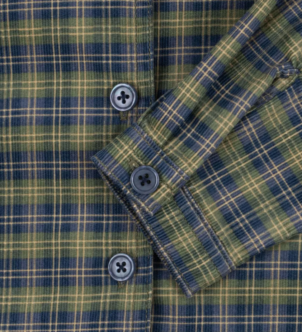 Konges Sløjd Skjorte - Fløjl - Cara - Laurel Blue Check