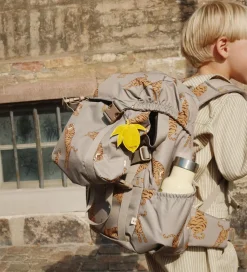 Konges Sløjd Skoletaske m. Gymnastiktaske - Clover - Tiger Oak