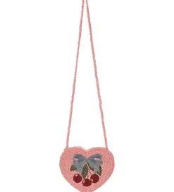 Konges Sløjd Skuldertaske - Beaded Heart - Amarena
