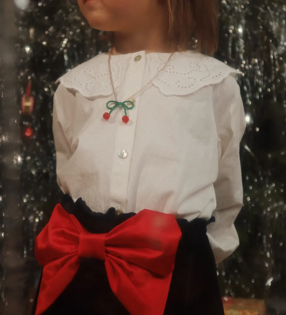 Konges Sløjd Smykkesæt - Armbånd/Halskæde - Cherry