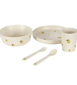 Konges Sløjd Spisesæt - 5 dele - Lemon