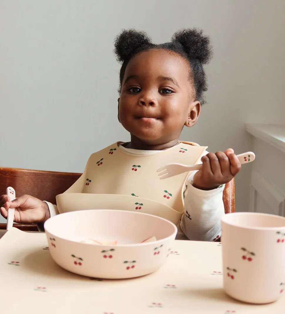 Konges Sløjd Spisesæt - Bioplast - 5 dele - Cherry