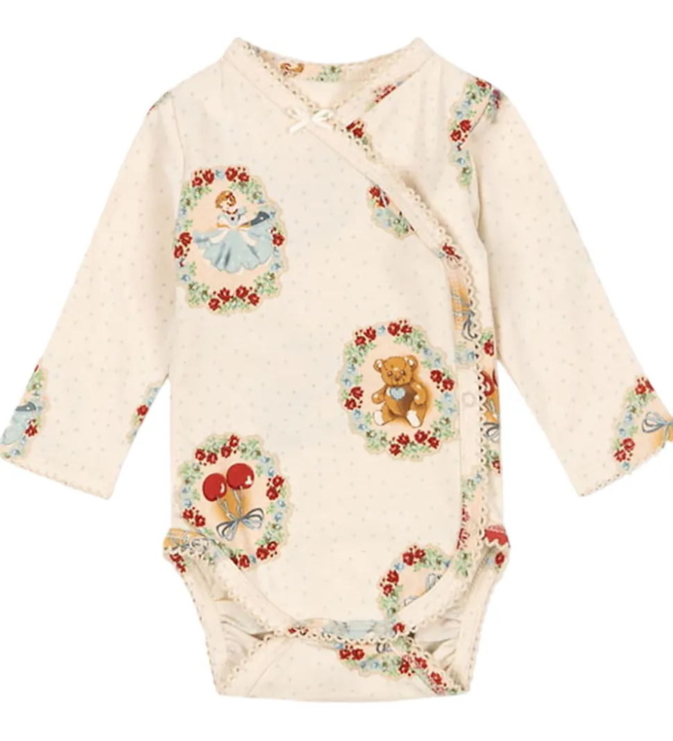 Konges Sløjd Sæt - Slå-om Body l/æ/Leggings - Deer Diary