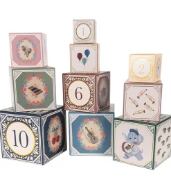 Konges Sløjd Stableklodser - 10 stk. - Numbers