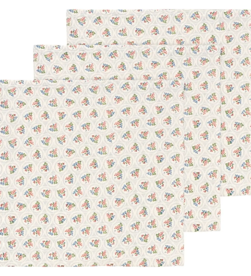 Konges Sløjd Stofbleer - 65x65 cm - 3-pak - Verona Blues