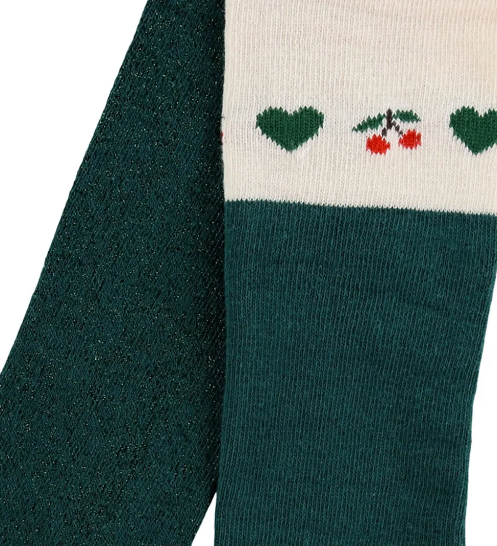 Konges Sløjd Strømpebukser - 2-pak - Cherry Mix