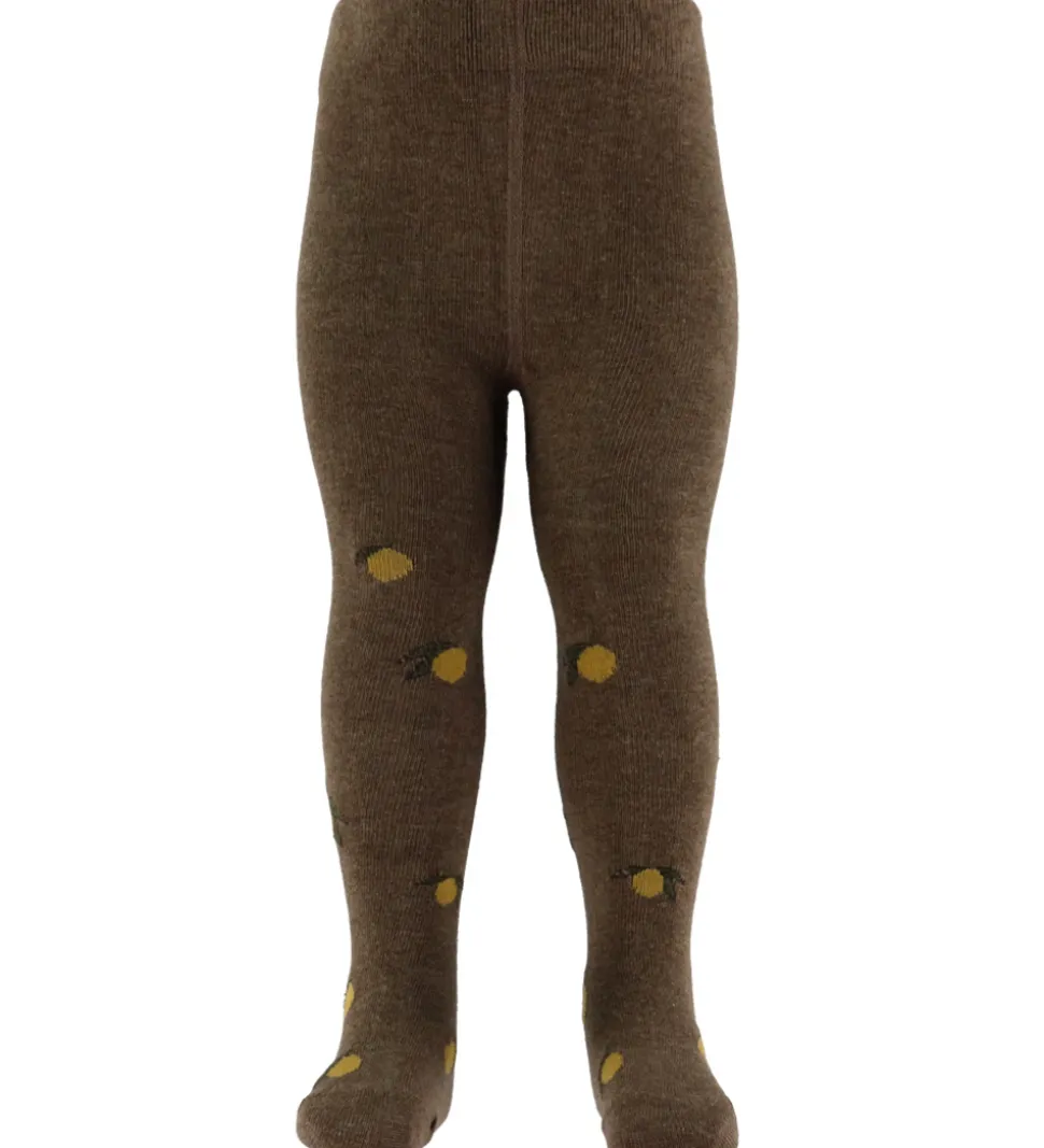 Konges Sløjd Strømpebukser - 2-pak - Jaquard - Lemon