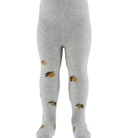 Konges Sløjd Strømpebukser - 2-pak - Jaquard - Lemon