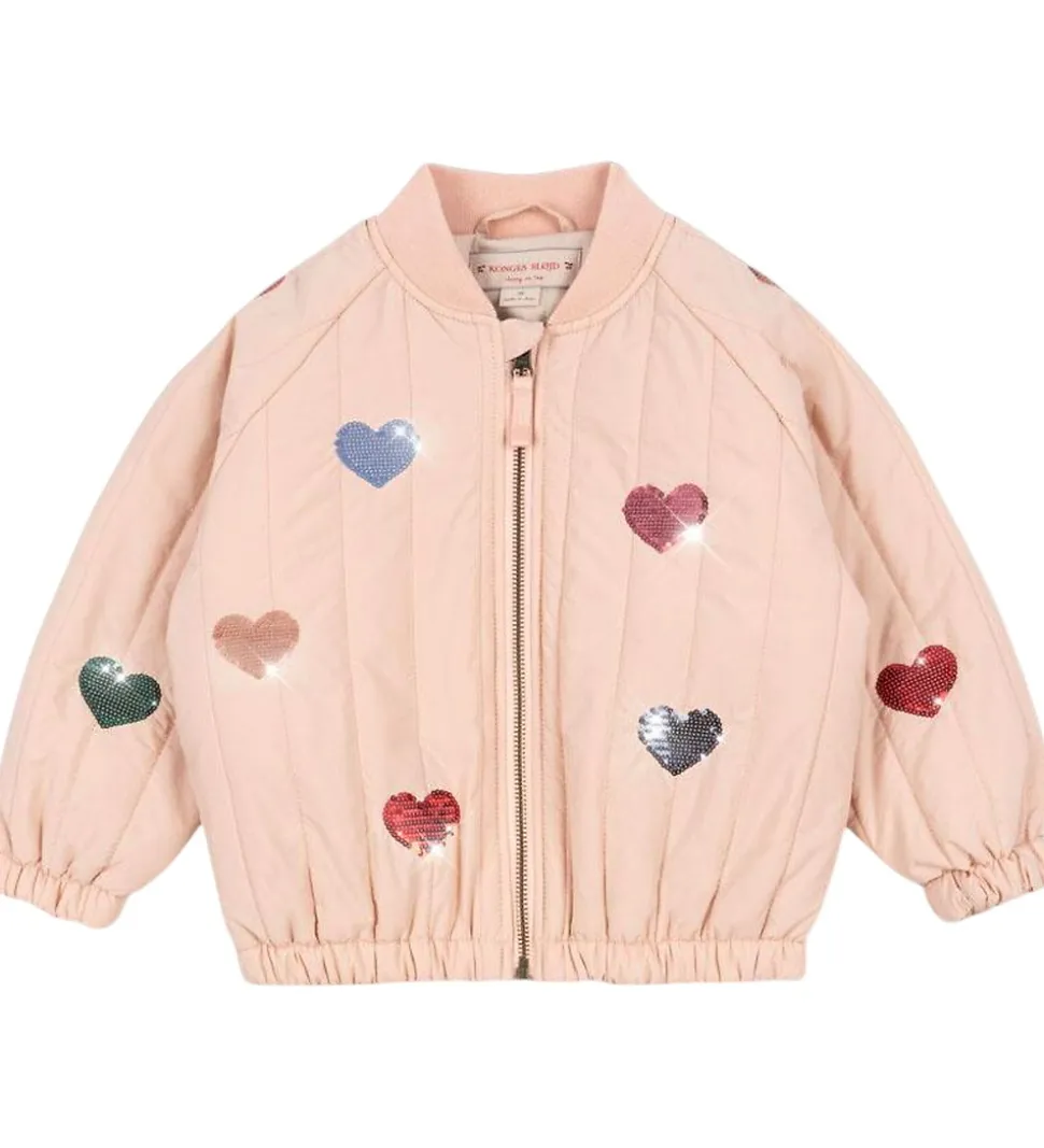 Konges Sløjd Termojakke - Juno Sequin Bomber - Cameo Rose