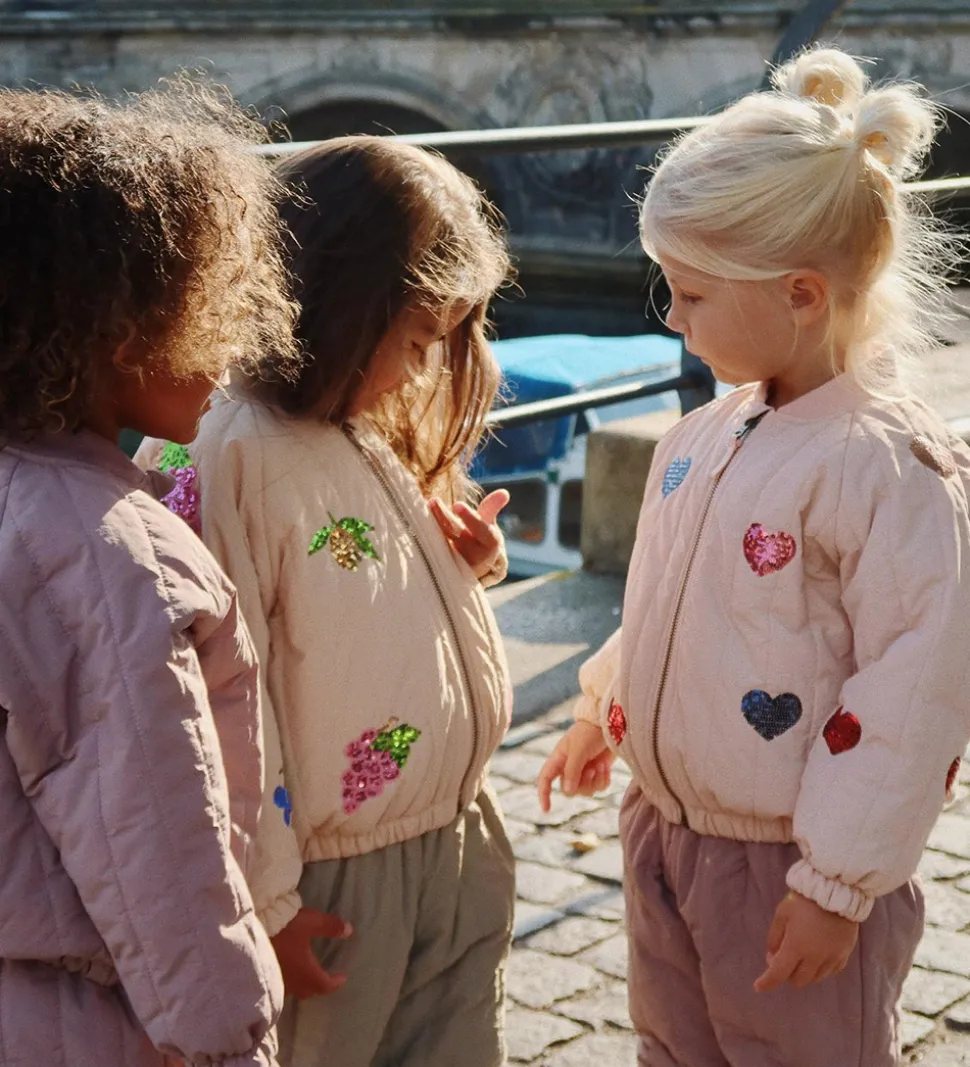 Konges Sløjd Termojakke - Juno Sequin Bomber - Cameo Rose