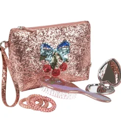 Konges Sløjd Toilettaske m. Tilbehør - Glitter Rose