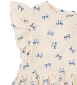 Konges Sløjd Top - Musselin - Coco - Bow Bleu