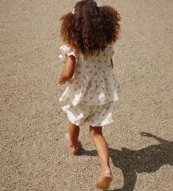 Konges Sløjd Top - Musselin - Coco - Bow Bleu