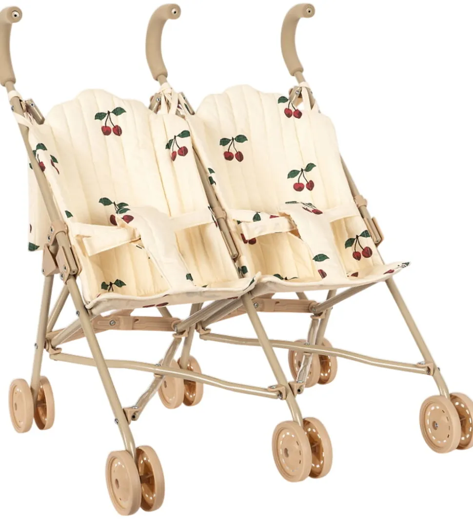 Konges Sløjd Tvillingeklapvogn Til Dukker - Ma Grande Cerise