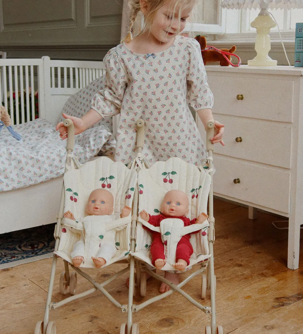 Konges Sløjd Tvillingeklapvogn Til Dukker - Ma Grande Cerise