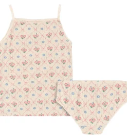 Konges Sløjd Undertøj - Rib - Minnie - Fleur Decor m. Hulmønster