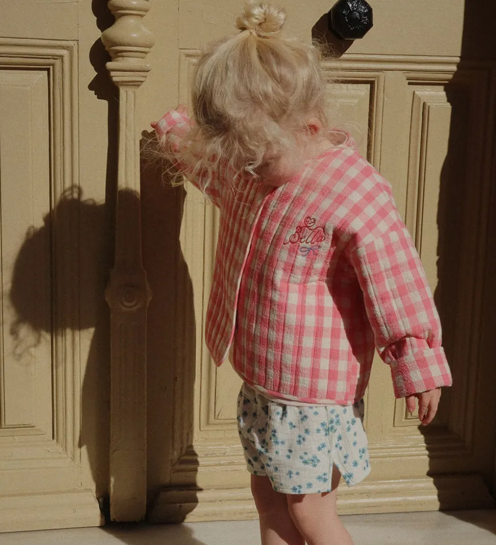 Konges sløjd x Rosie H-W Termojakke - Peach Blossom Check