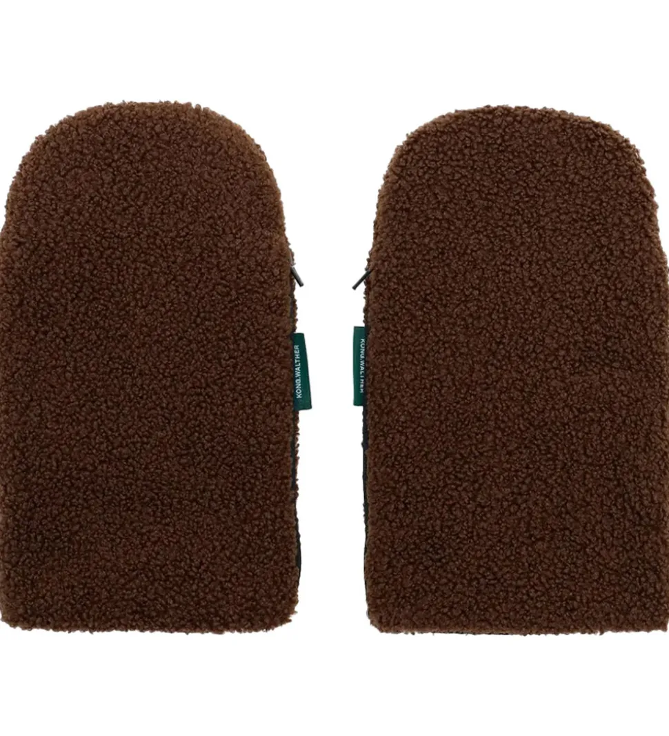 KongWalther Barnevognshandsker - Østerbro - Chocolate brown tedd