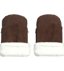 KongWalther Barnevognshandsker - Østerbro - Chocolate Brown Faux