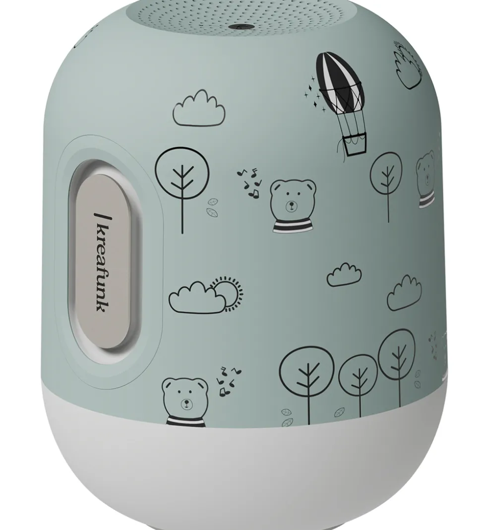 Kreafunk Højtaler m. Lampe - Bluetooth - Glowie - 12,5x15,8 cm -