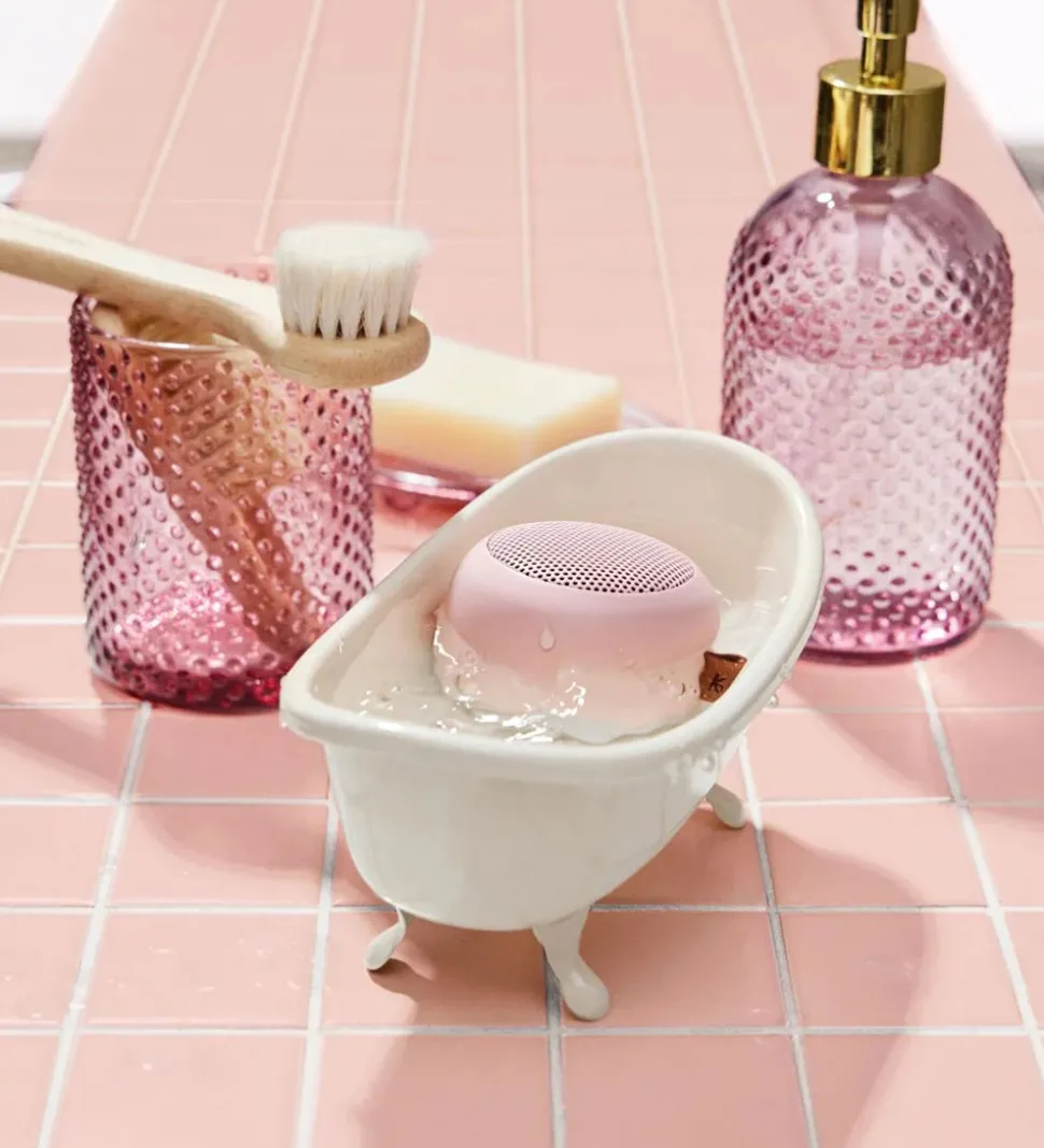 Kreafunk Højtaler m. Lys/Magnet - aLIGHT - Dusty Rose