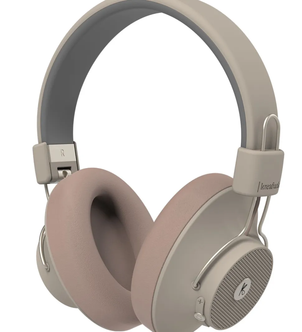 Kreafunk Høretelefoner - aBEAT Qi - Bluetooth - Ivory Sand