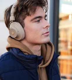 Kreafunk Høretelefoner - aBEAT Qi - Bluetooth - Ivory Sand