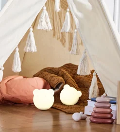 Kreafunk Lampe - Blob - 12 cm - Hvid/Moon Grey