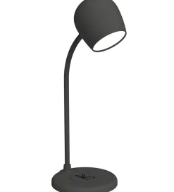 Kreafunk Lampe m. Oplader + Højtaler - Ellie - Sort