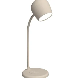 Kreafunk Lampe m. Oplader + Højtaler - Ellie - 12x32 cm - Ivory