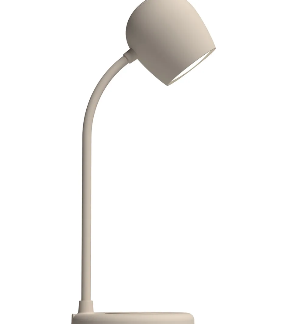 Kreafunk Lampe m. Oplader + Højtaler - Ellie - 12x32 cm - Ivory