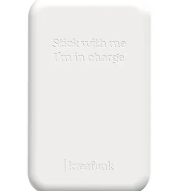 Kreafunk Powerbank - toCHANGE QI - Hvid - 5.000mAh