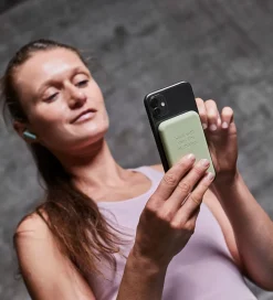 Kreafunk Powerbank - toCHARGE Qi - Dusty Olive - 5.000mAh