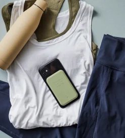 Kreafunk Powerbank - toCHARGE Qi - Dusty Olive - 5.000mAh