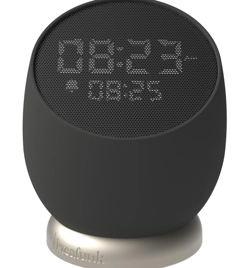 Kreafunk Vækkeur - Bell - Sort