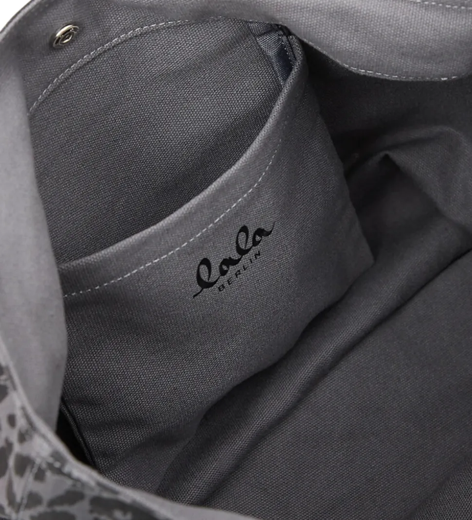 Lala Berlin Shopper - Carmela - Asphalt Leo