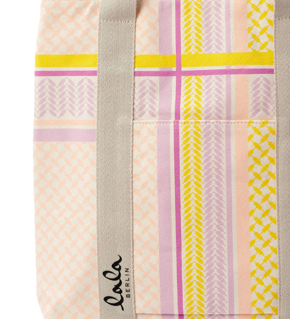 Lala Berlin Shopper - Carmela - Multicolor Pale Pink